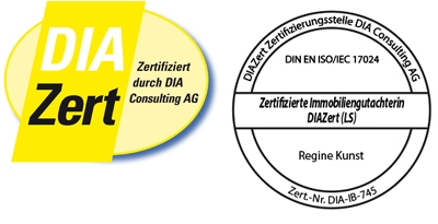 Dipl. Sachverständige (DIA) für die Bewertung von bebauten und unbebauten Grundstücken, Mieten und Pachten